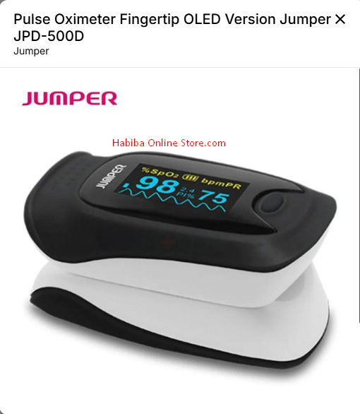 Pulse Oximeter Fingertip OLED Version Jumper JPD-500D